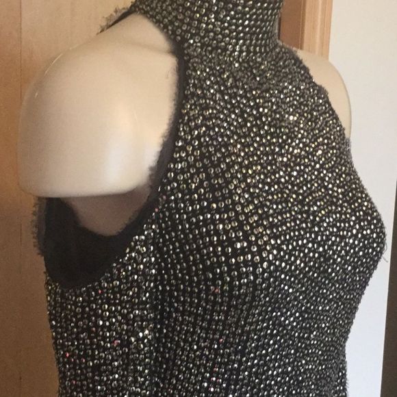 Rachel Zoe Kipling Cold Shoulder Sequin Dress - Picture 5 of 8